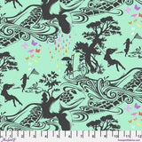 Tula Pink - Prince Charming Déjà Vu  -  Turtle Bay - Sweet Mint - PWTP276.SWEETMINT