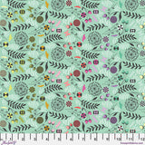 Tula Pink - Prince Charming  Déjà Vu -  Dandelion - Sweet Mint - PWTP279.SWEETMINT