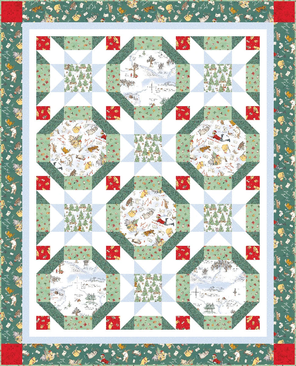 Pooh Christmas Quilt Pattern (Download)