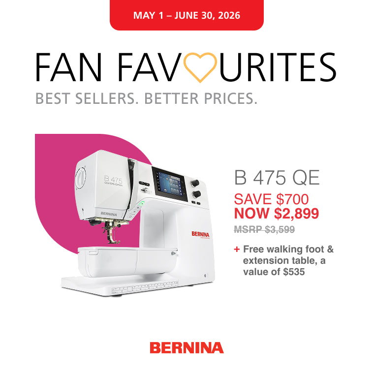 Bernina 475QE Sewing Machine
