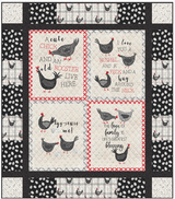 Hen House - Panel Quilt Pattern - Download