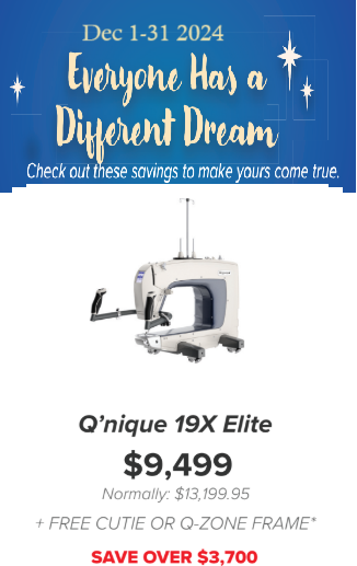 Grace Q'nique Q19 X Elite Longarm Quilting Machine