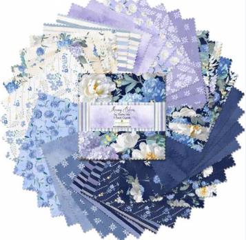 Wilmington Prints - Morning Blooms - 42 Karat Gems - Charm Pack