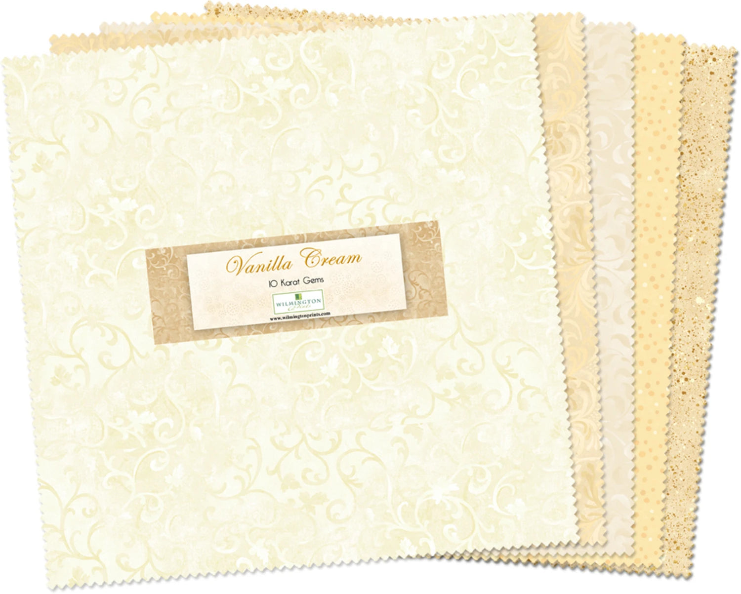 Wilmington Prints - Vanilla Cream - 42pcs/bundle - Layer Cake