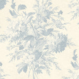 Franklin House - Blue Bouquet - 108in wideback - QB541547D-BLUE