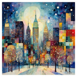 Evening Snowfall Card
