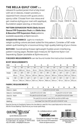 Spring 3 Day Bella Coat Class, 2 & 3