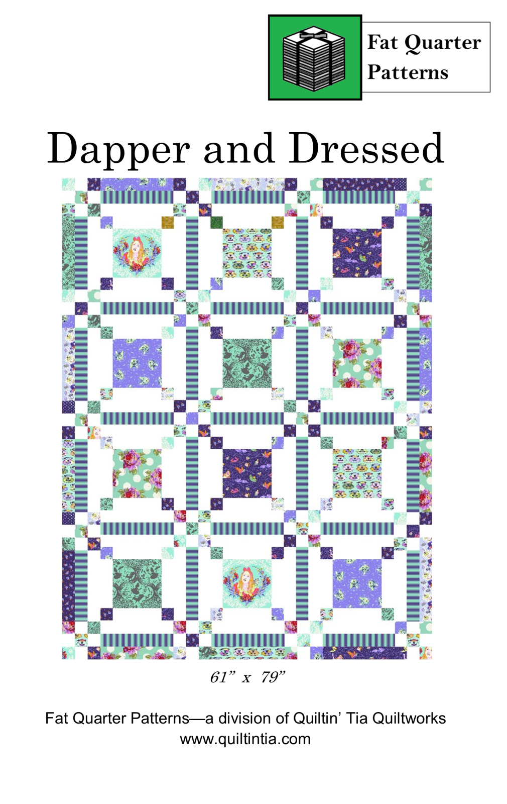 Dapper and Dressed Fat Quarter Quilt Pattern
