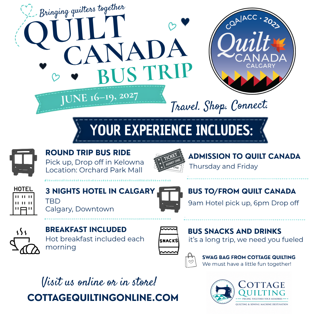 Quilt Canada 2027 Bus Tour - Calgary