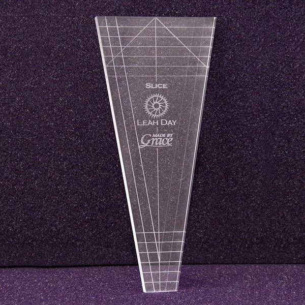 Leah Day - Slice Machine Quilting Ruler Template