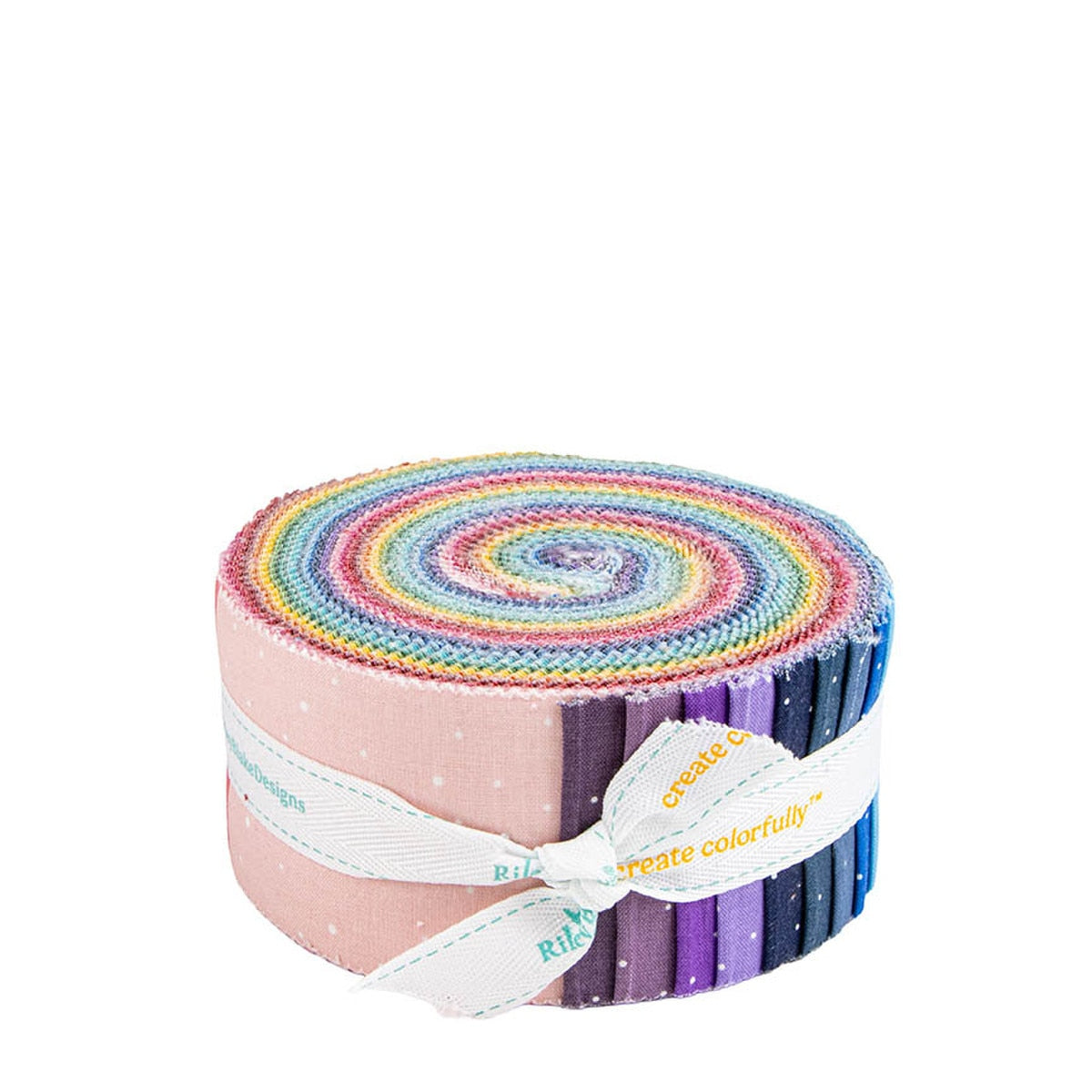 Riley Blake Collection - Dapple Dot Fabric - 40 strips Jelly Roll