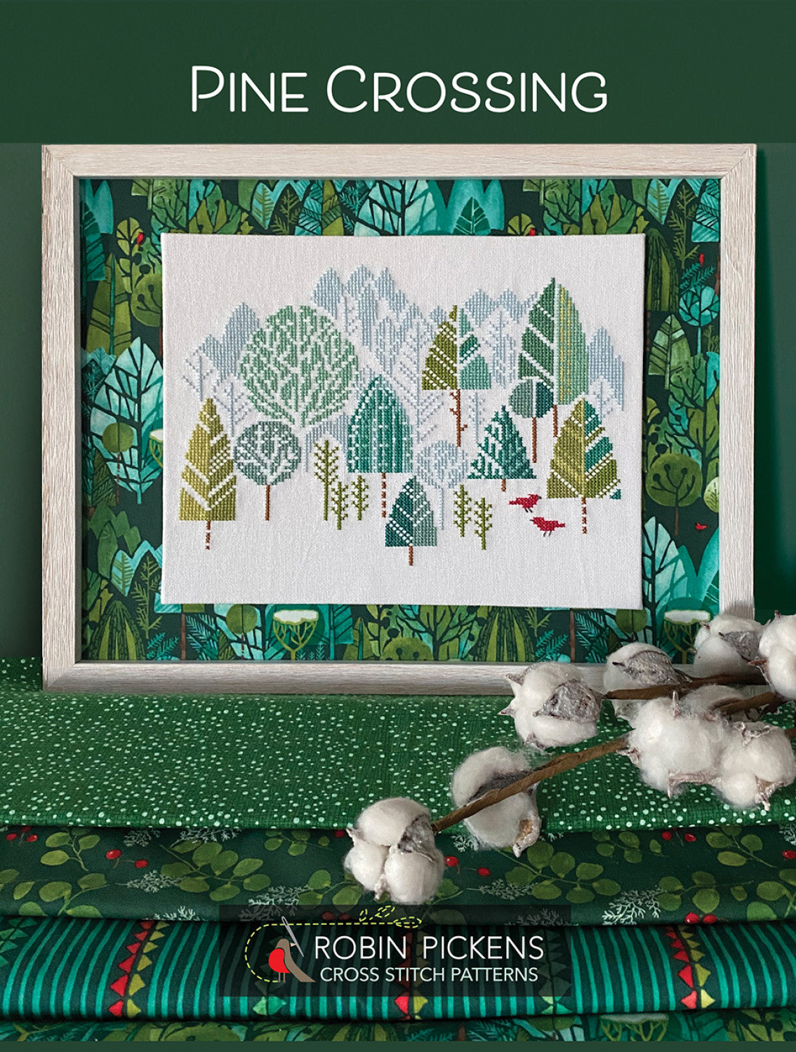 Pine Crossing Cross Stitch Pattern