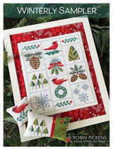 Winterly Sampler Cross Stitch