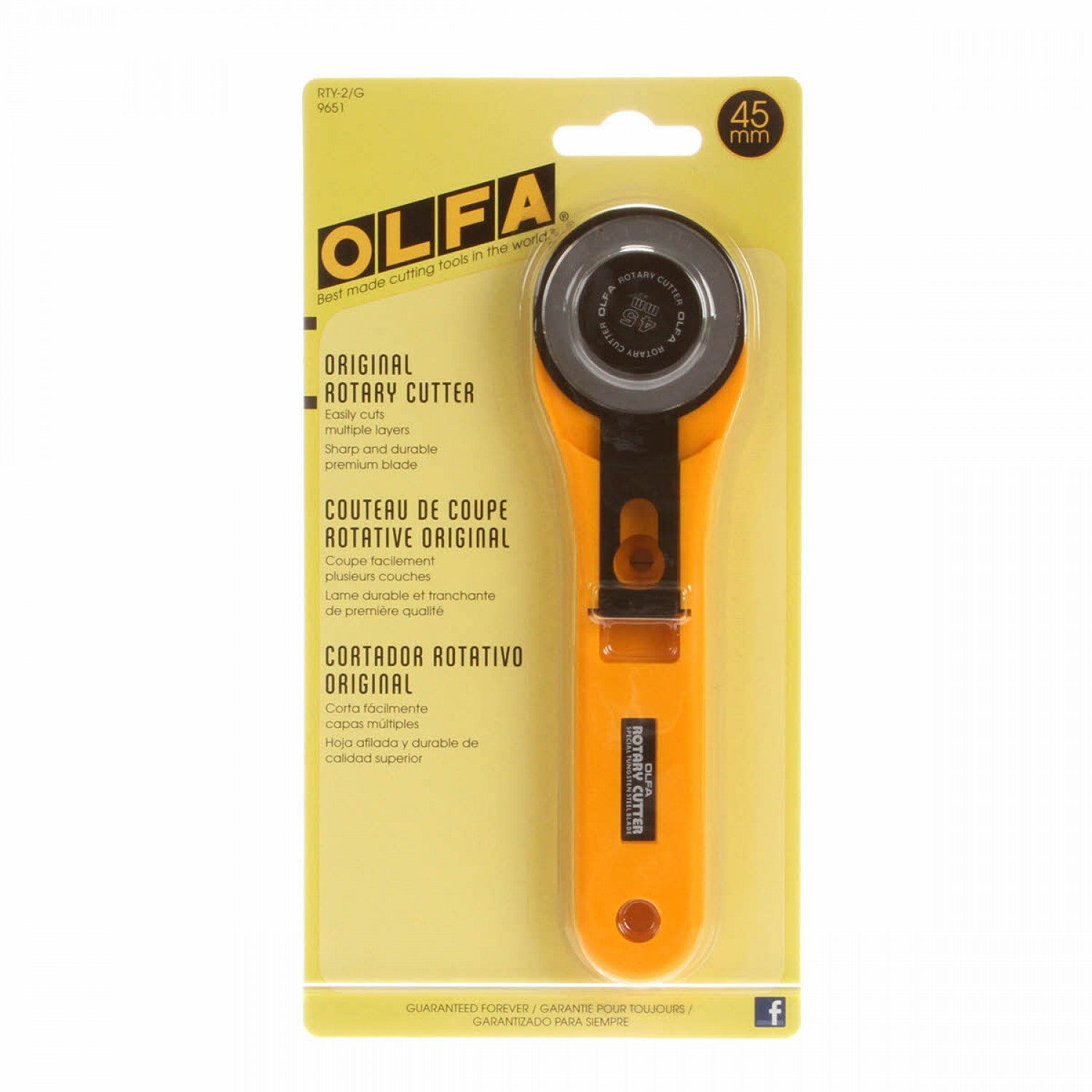 Olfa Straight Handle Rotary Cutter 45mm