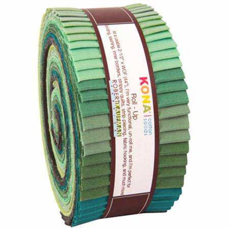 Kona Cotton 2.5in Strips Kona Cotton Spring Meadows, Jelly Roll (40pc)