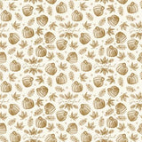Riley Blake - Shades Of Autumn - Icons Cream w/Sparkle - SC13475R-CREAM