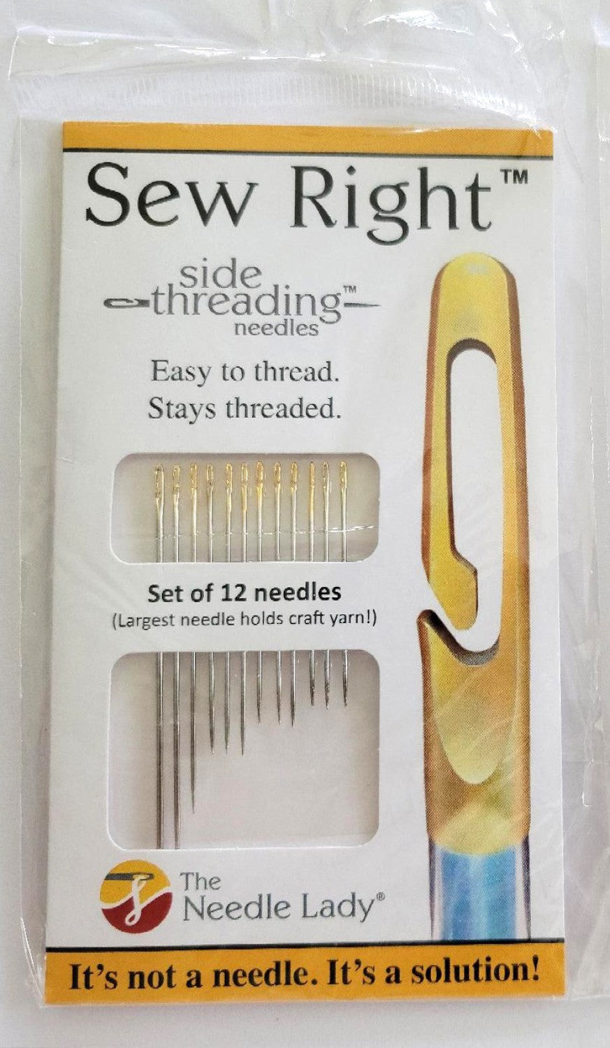 The Needle Lady's Side Threading Needles 12pc