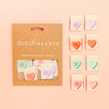Valentine's Day Candy Heart Label