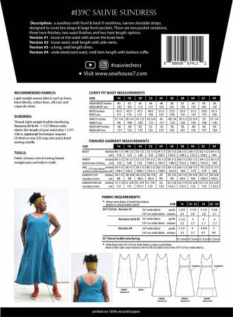 Sew House Seven - Sauvie Sundress Curvy Fit