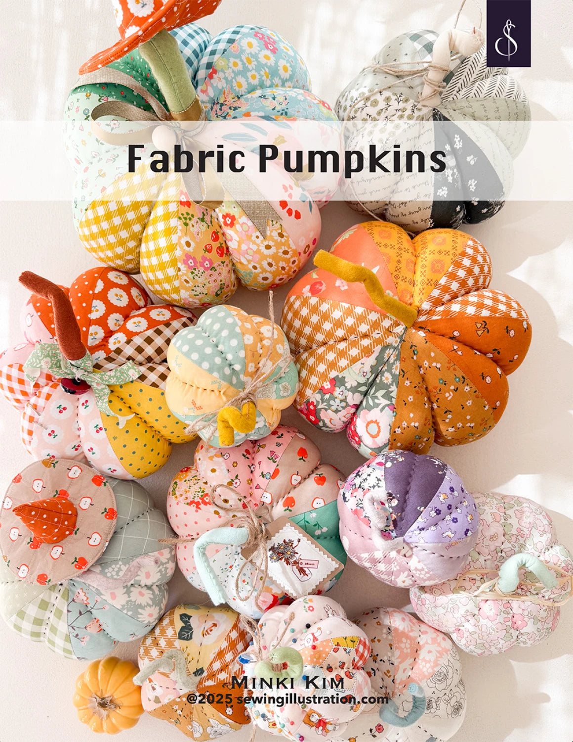 Fabric Pumpkins Pattern by Minki Kim