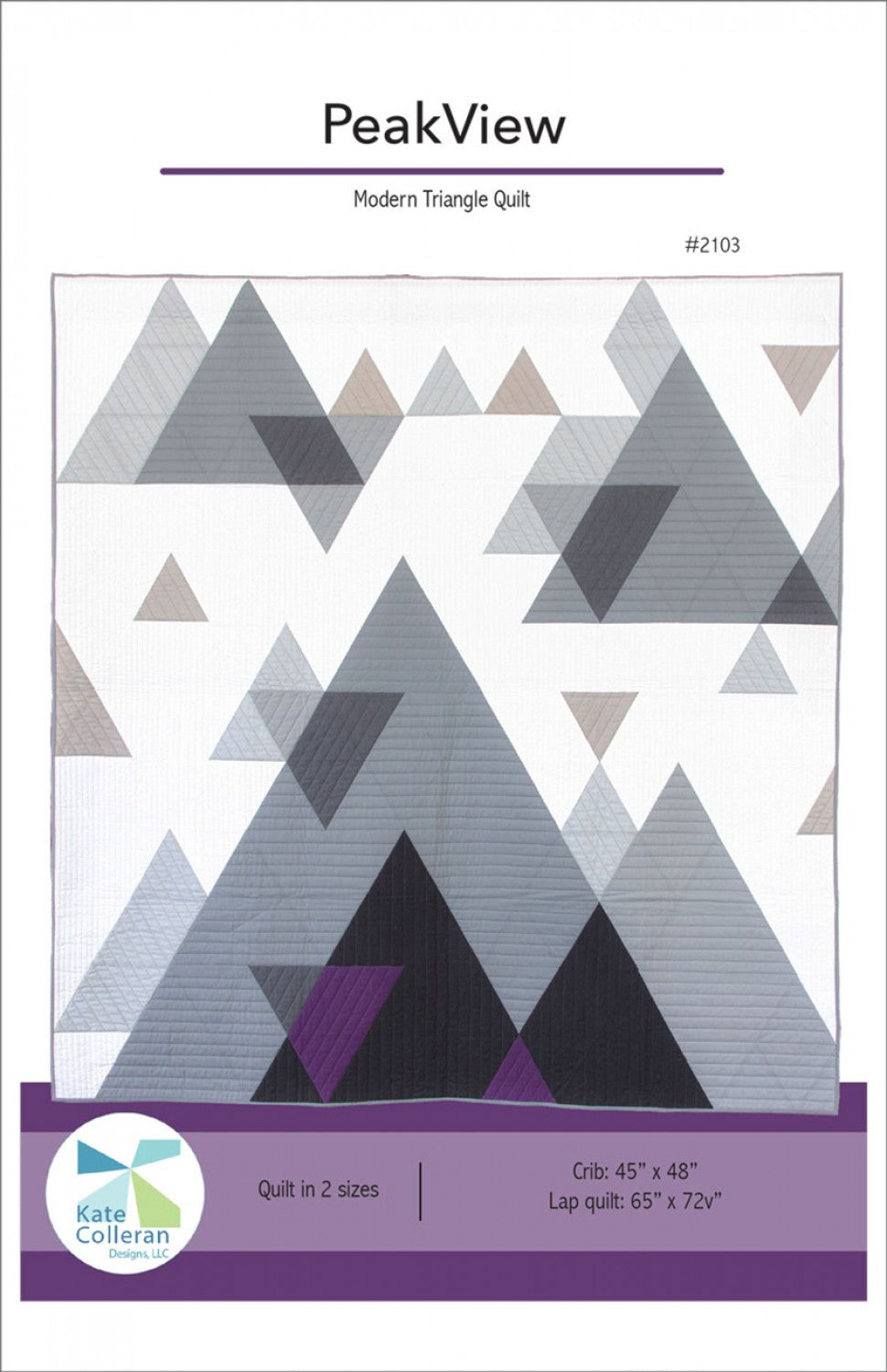 Peakview Quilt Pattern by Kate Colleran