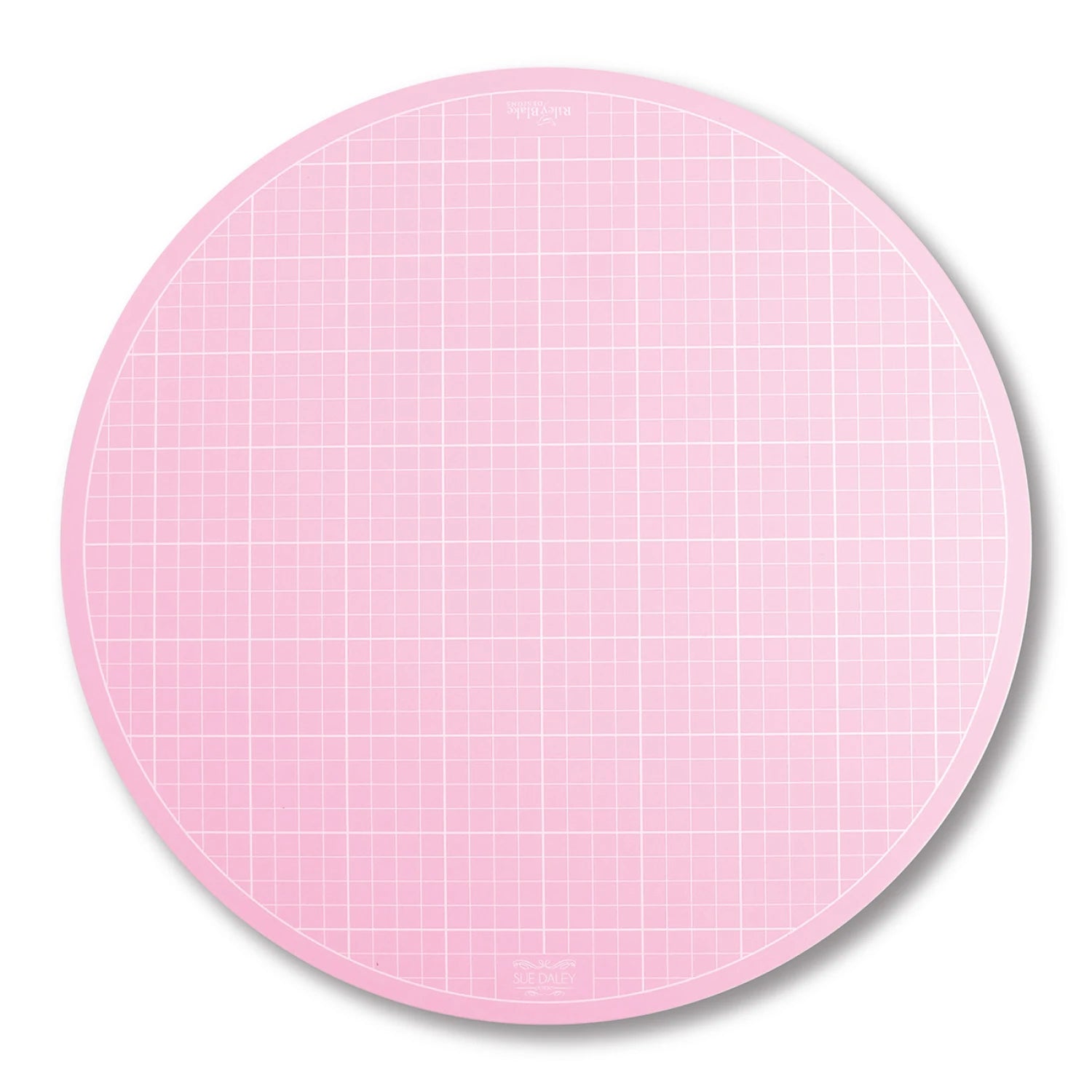 Sue Daley Round Rotating Cutting Mat 16in Pink
