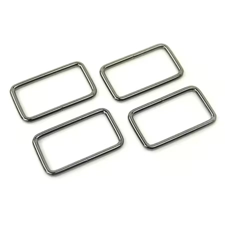 Sallie Tomato Set of Four Rectangle Rings 1.5"