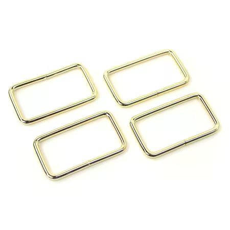 Sallie Tomato Set of Four Rectangle Rings 1.5"