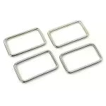 Sallie Tomato Set of Four Rectangle Rings 1.5"