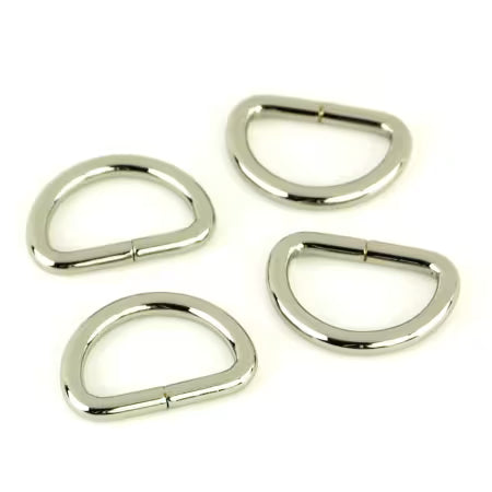 Sallie Tomato - Metal D-Ring - 3/4" - (4 pc)