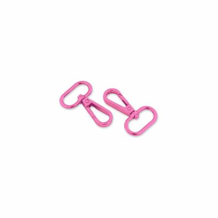 Tula Pink 1" Pink Swivel Hook Pair