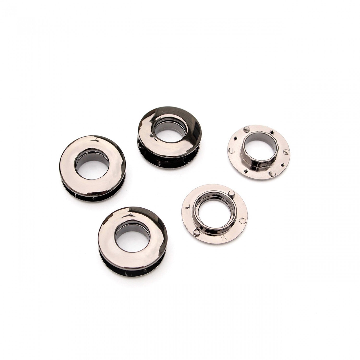 Four Double Faced Snap Together Grommets 12mm