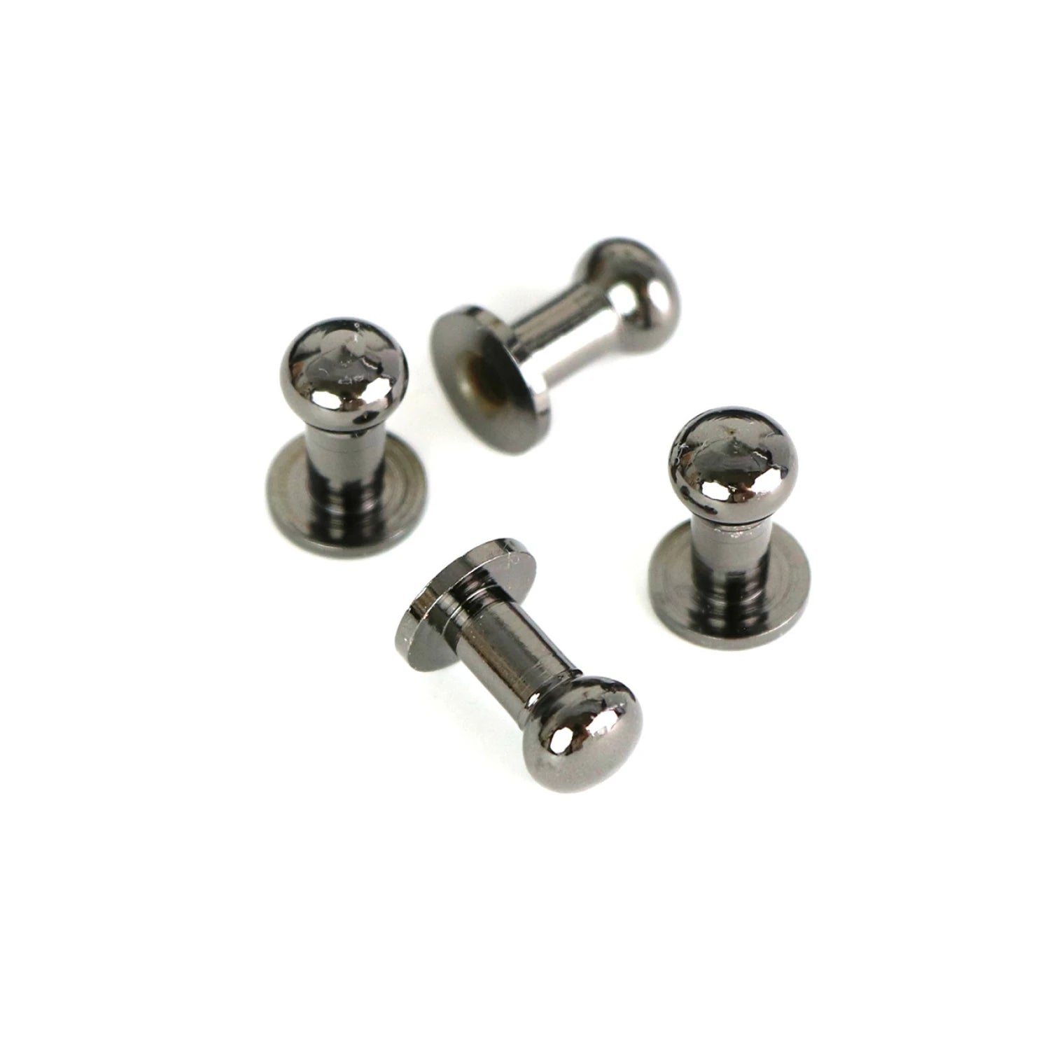 Tall Stud Buttons: 4 Pack Antique