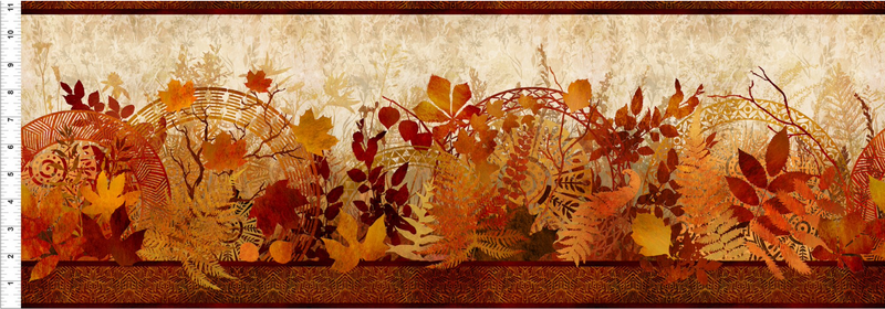 Jason Yenter - Reflections of Autumn II - Border Stripe Flowers - 20RA-1