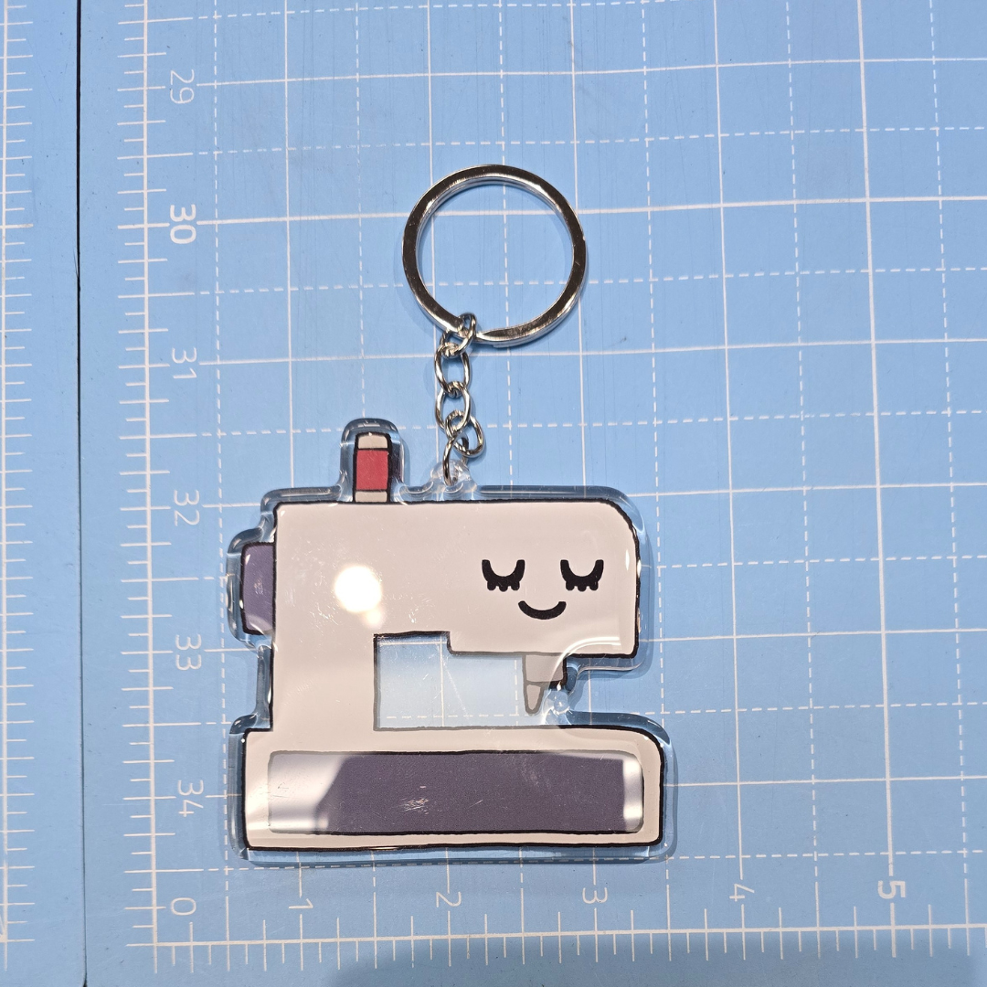 Sewing Machine Key Chain