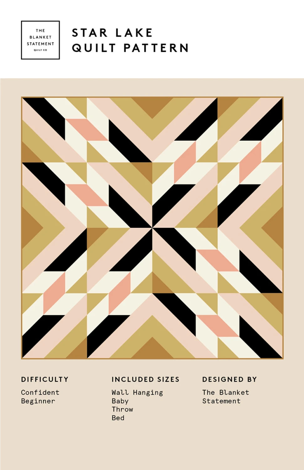 Star Lake Quilt Pattern from The Blanket Statement Quilt Co.