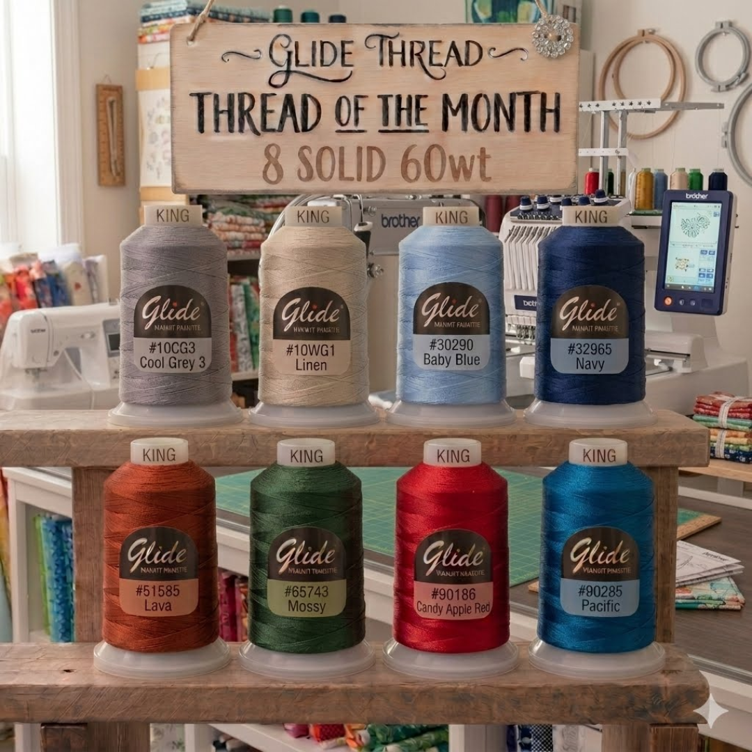 Thread of the Month Glide (8 Spools) King 60wt Solid