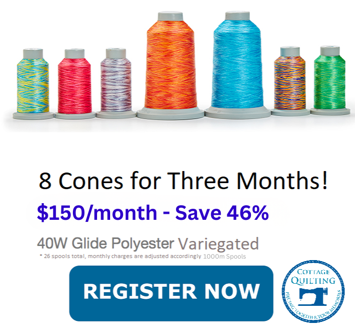 Thread of the Month Glide (8 Spools) Variegated