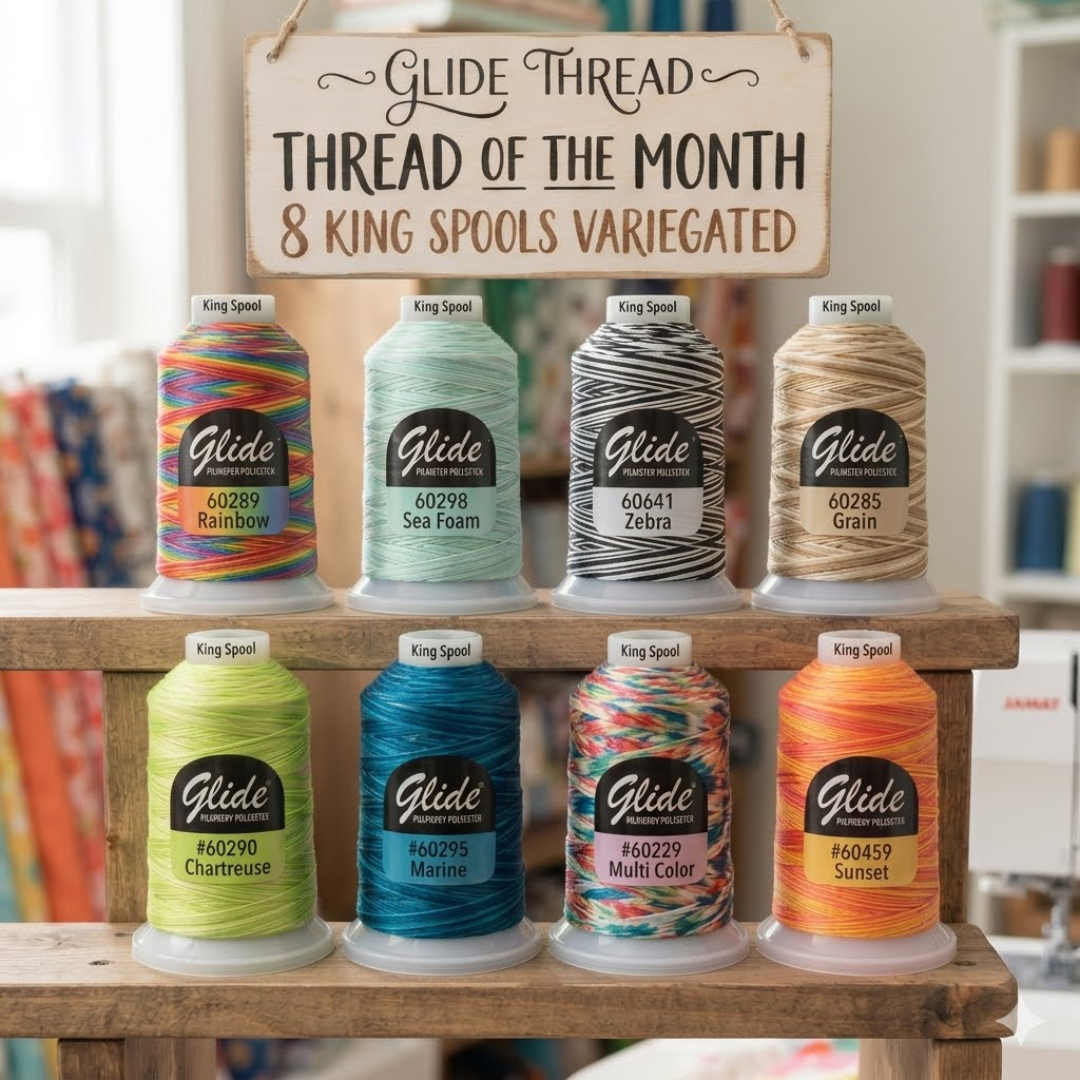 Thread of the Month Glide (8 King Spools) Variegated