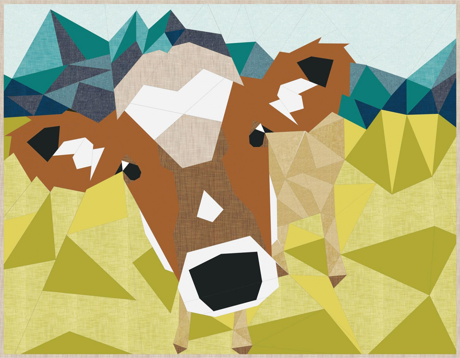 The Cow Abstractions Quilt Pattern