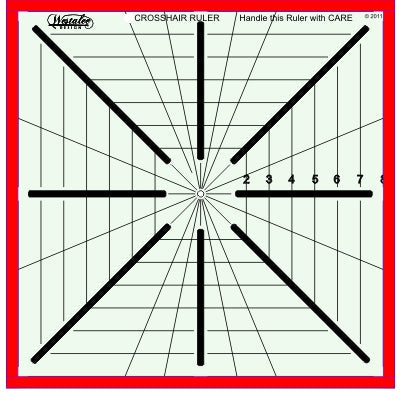 Westalee by Sew Steady 8 Point Crosshair Square Ruler