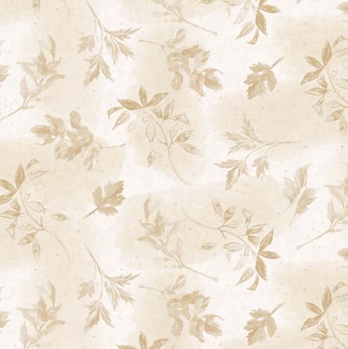 Garden Charm - Cream Leaves