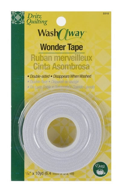 Dritz Wash-A-Way Wonder Tape 1/4" 25 yards