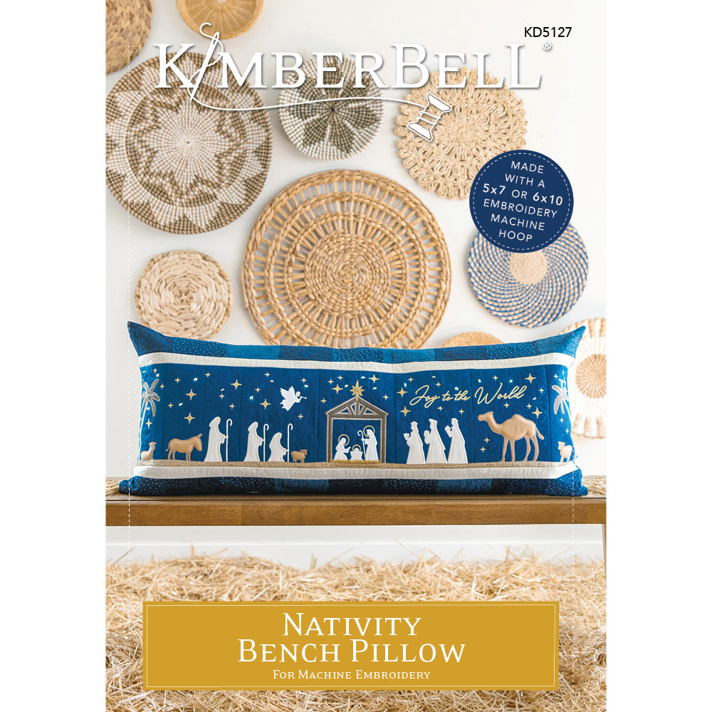 Kimberbell’s Nativity Bench Pillow