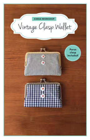 Vintage Clasp Wallet Kit with Rose Gold Clasp
