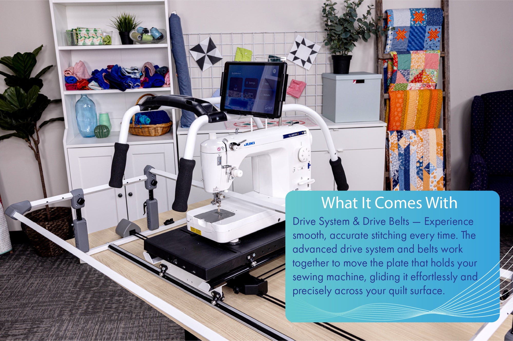 Q'nique  QuiltMotion X Foundations for Domestics