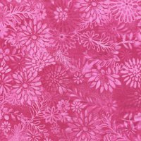108" Wide Floral Forest Fuchsia Pink