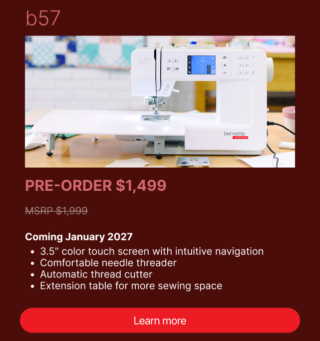 Bernette B57 Sewing Machine