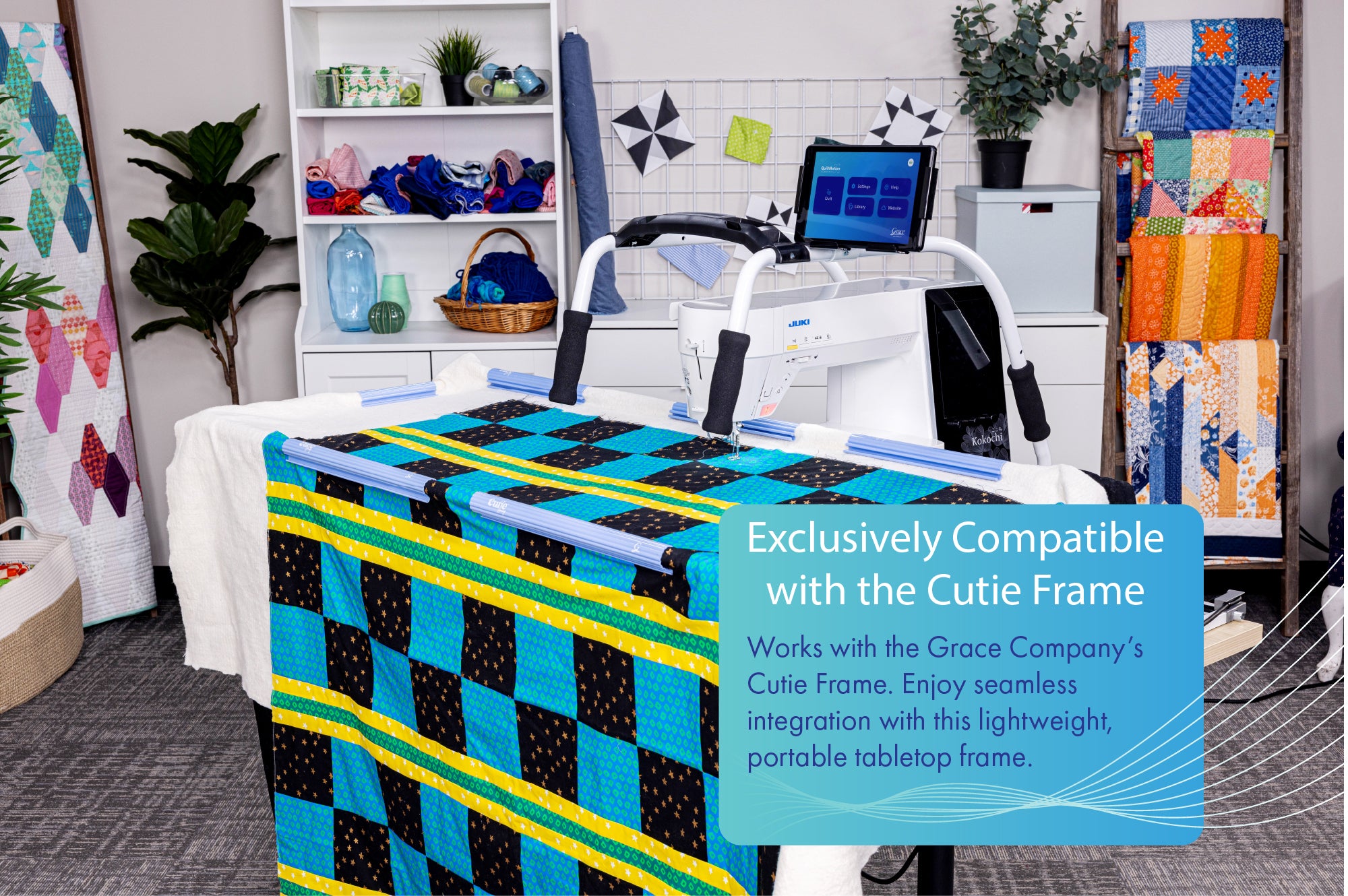 Q'nique  QuiltMotion X Foundations for Domestics