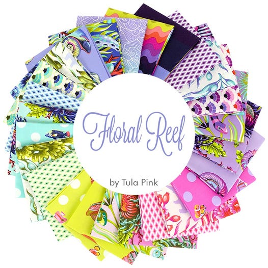 Tula Pink - Floral Reef - Fat Quarter Bundle 25pc - FB4FQTP.FLORAL